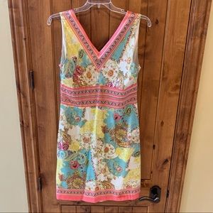 Silk vintage style party dress.